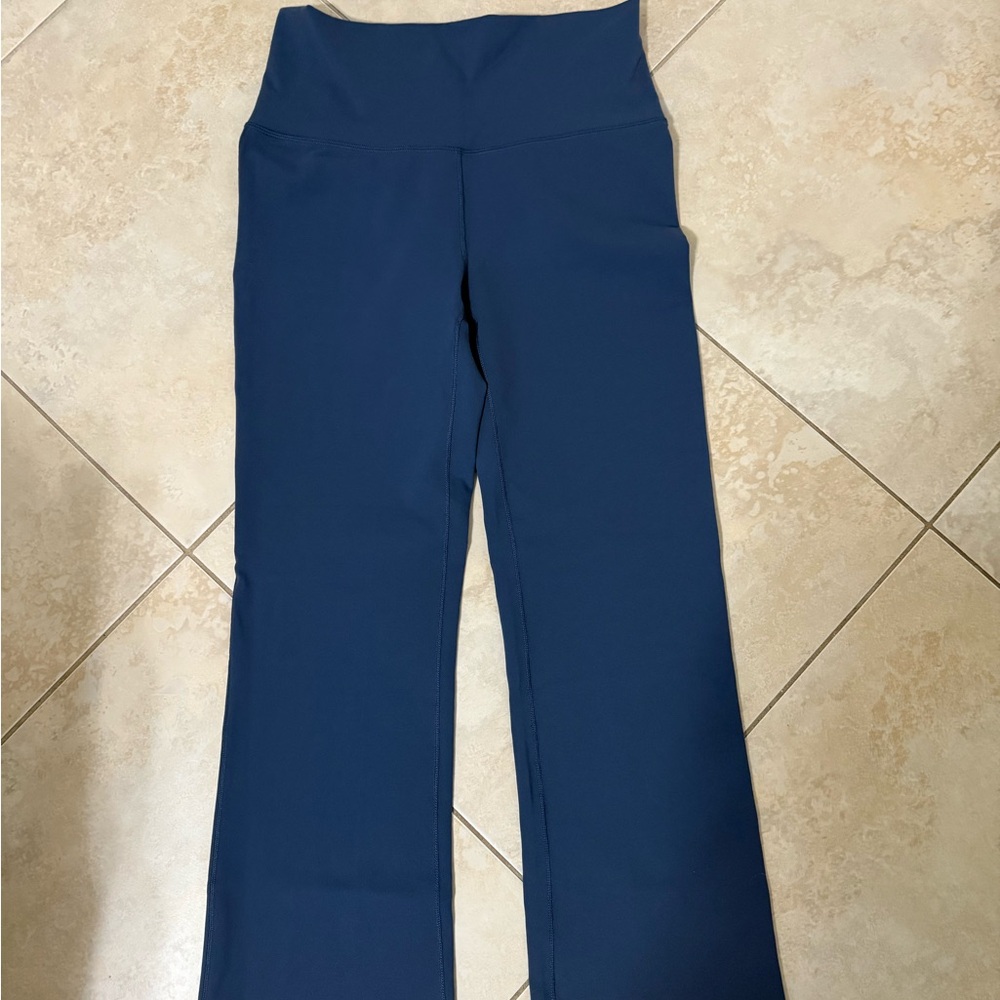 Stylish Blue High-Waisted Pants